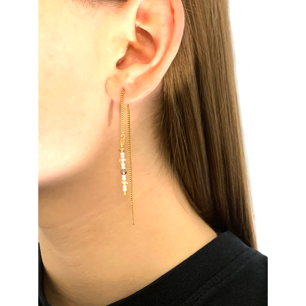 Perle øreringe